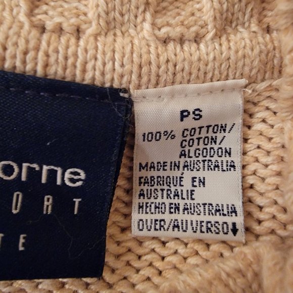 Liz Claiborne LizSport Cotton Sweater, Size PS - Picture 8 of 15